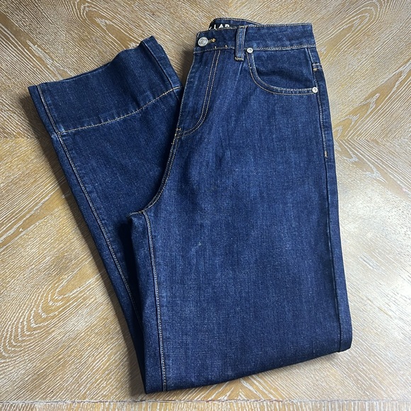 GREY LAB Dark Denim High Waist Wide Leg Jeans S - Picture 3 of 11